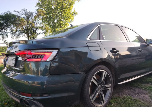 Audi A4 cena 61900 przebieg: 95814, rok produkcji 2017 z Byczyna małe 79